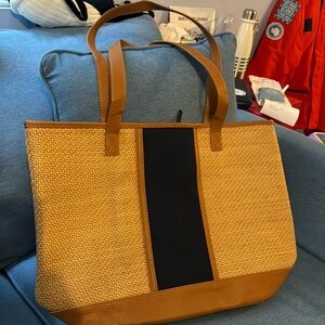 COPY - Thirty-One Dream Big Tote - Natural Straw